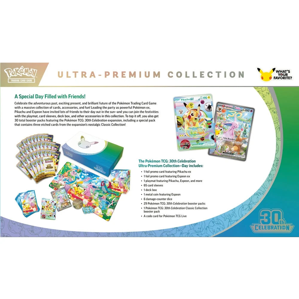 Pokémon 30th Celebration Ultra Premium Collection Day